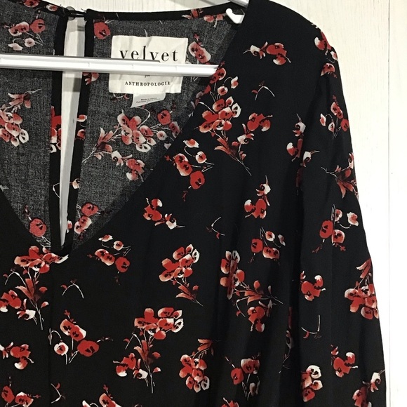 Velvet for Anthropologie Freddy Floral Jumpsuit size S - Picture 7 of 11